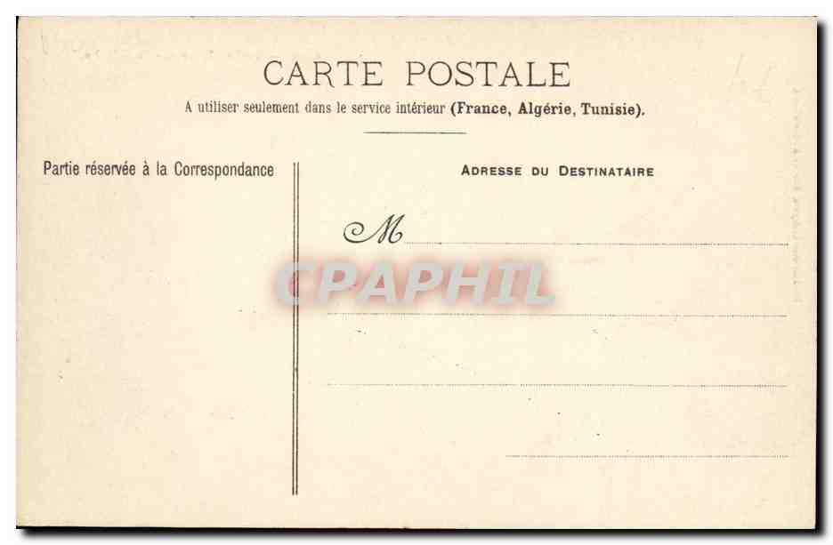 CPA Caen Le Bon Sauveur Le Calvaire — Verso