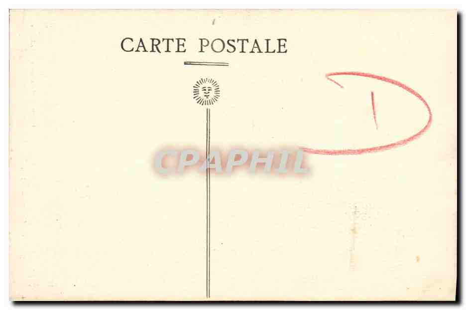 CPA Caen Abside de L Eglise St Sauveur — Verso
