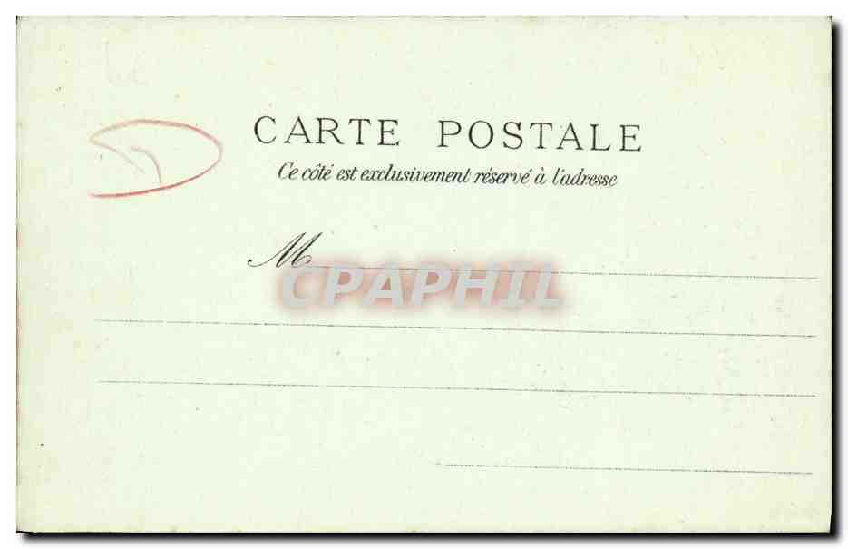 CPA Caen Eglise et Tour du Vieux Luc — Verso