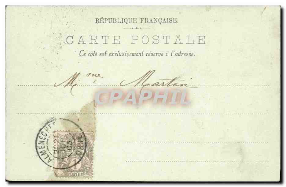 CAEN — Ruines de l'Abbaye d'Ardenne — LL. n°34 — Reverso