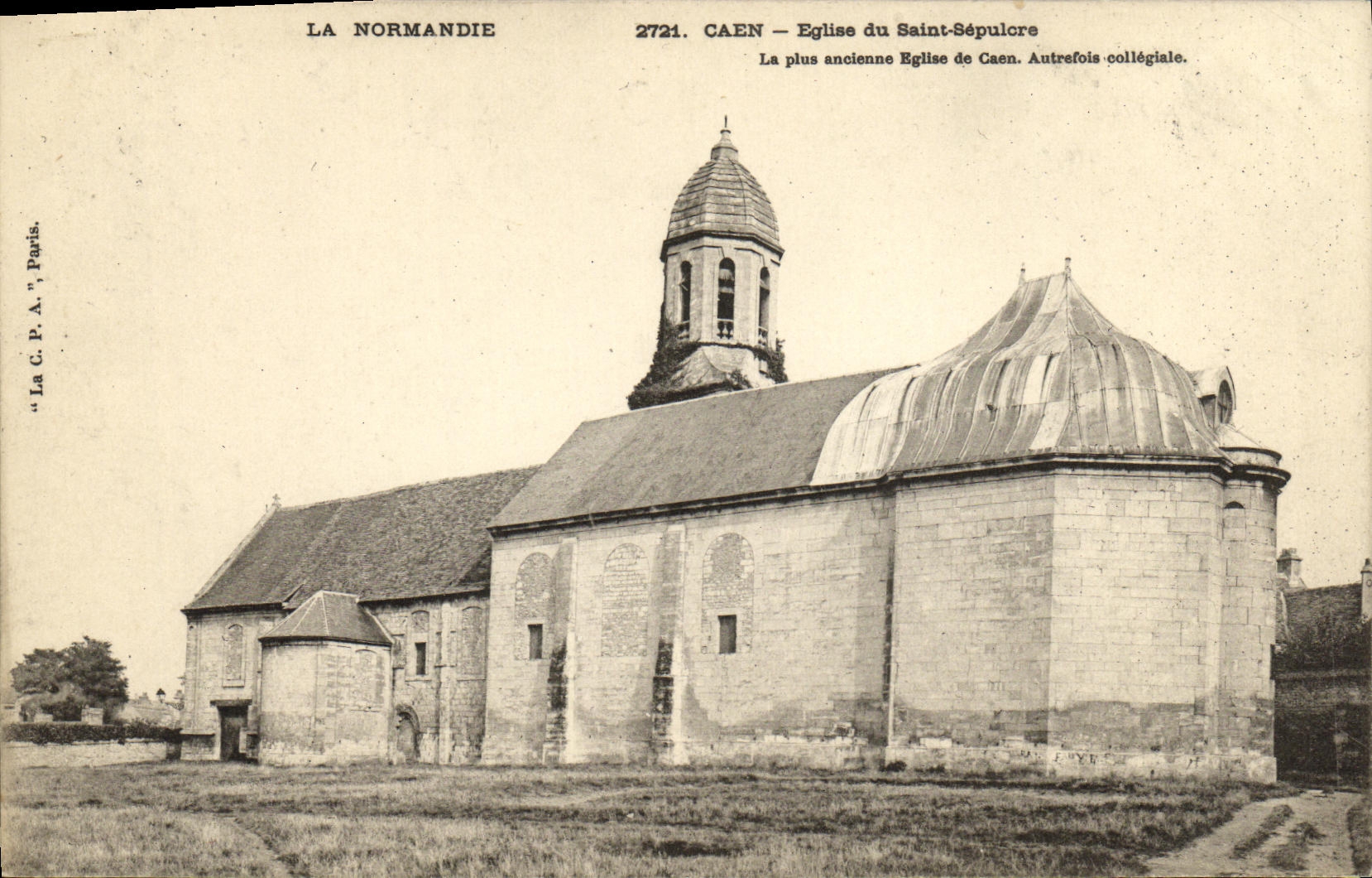 CPA Caen Eglise de Saint Sepulcre