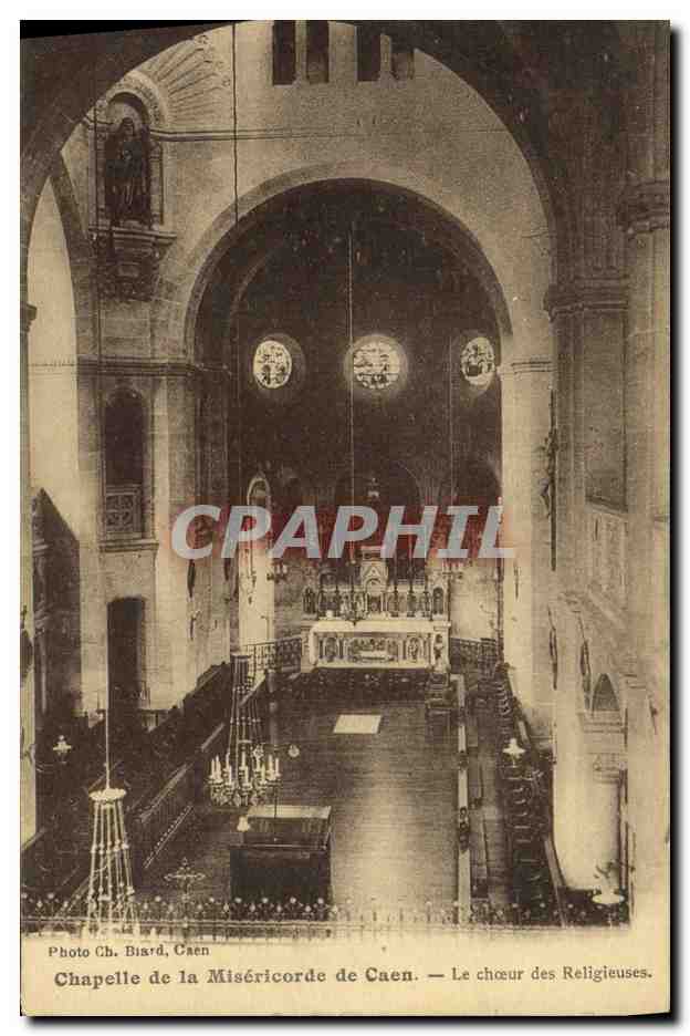CPA Caen Chapelle de la Misericrde de Caen Le Choeur des Religieuses