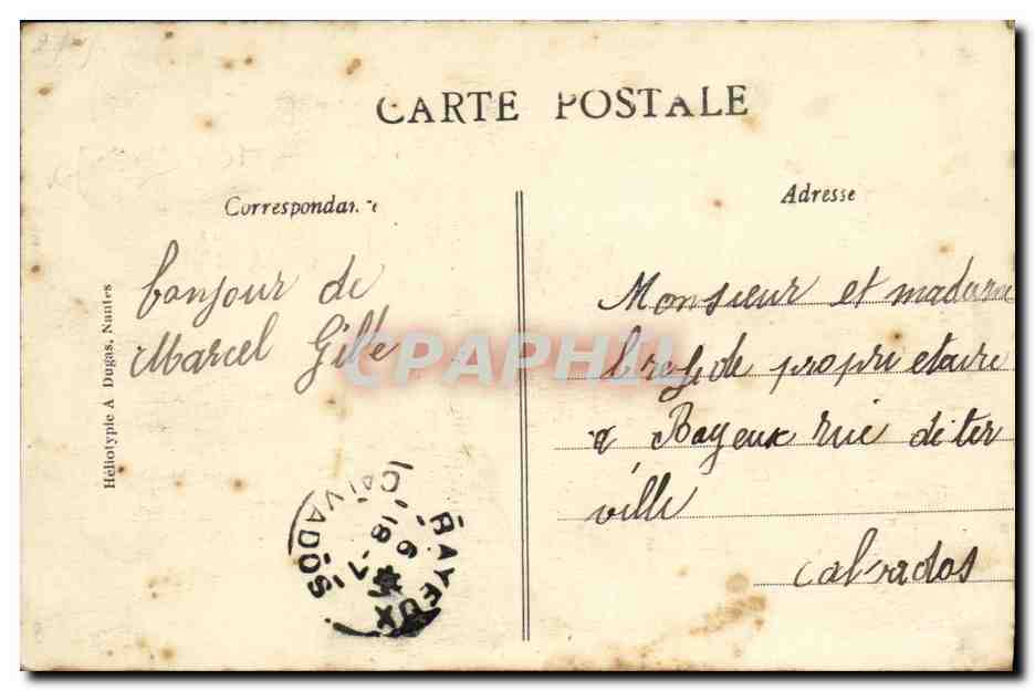 Fête Fédérale de l'Union des Sociétés de Gymnastique de France — Caen — Millénaires de la Normandie 1911 — Reverso