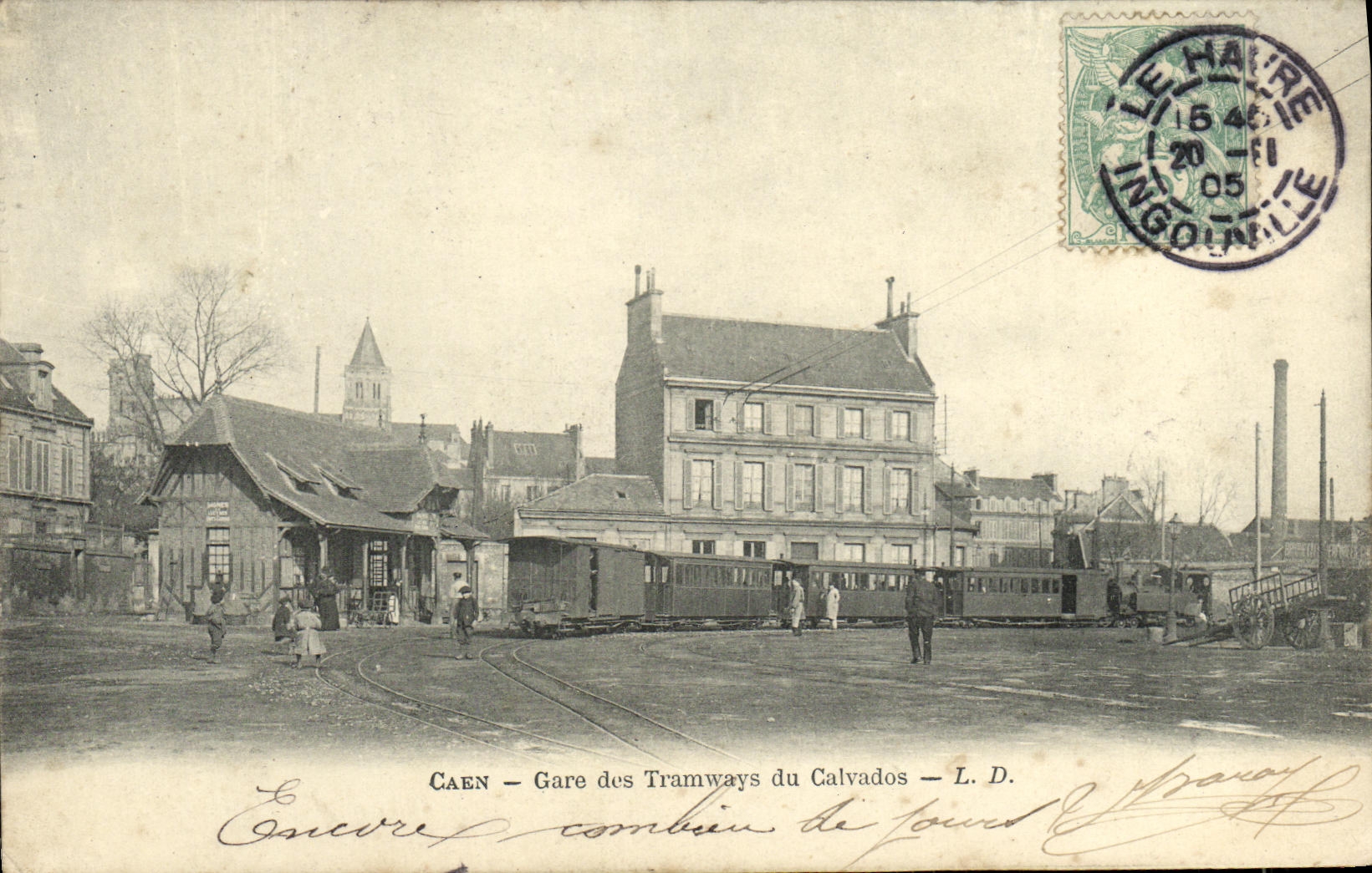 Caen — Estación de Tramways del Calvados — L. D.
