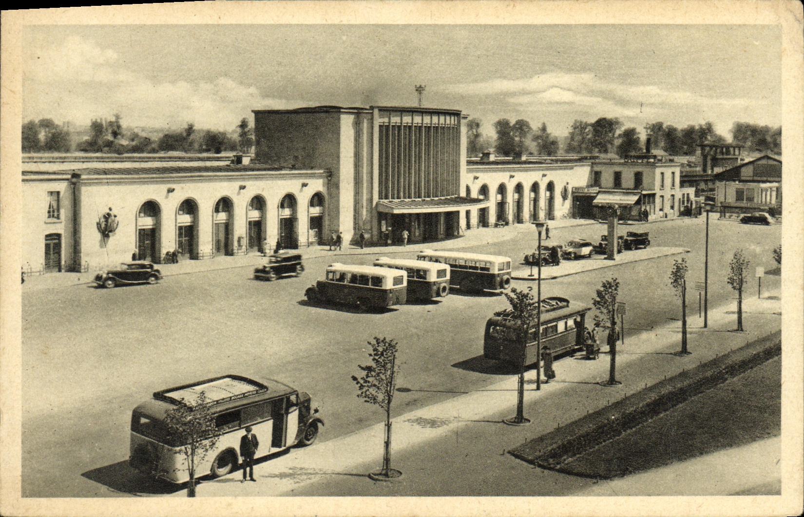 CPA Caen La Gare