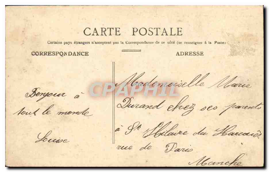 Caen — La Stazione Occidentale — L.D. 24 — Editore non visibile — Verso