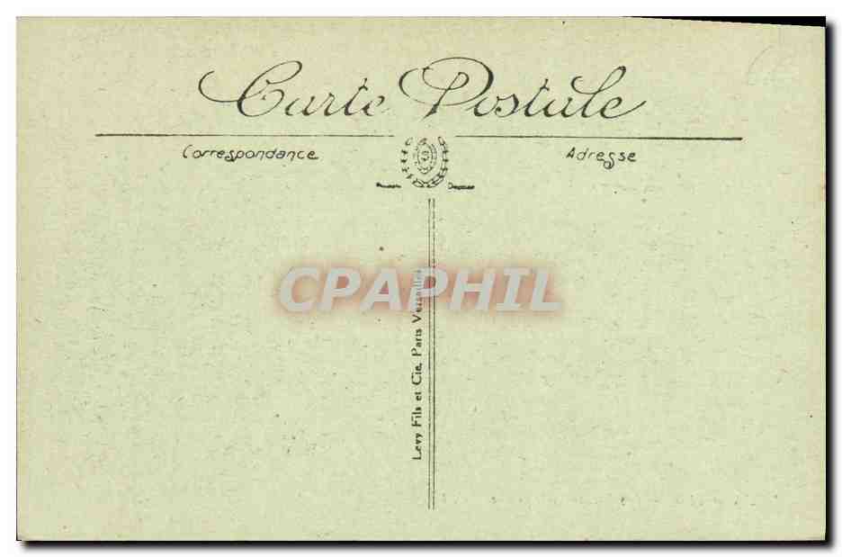 CPA Caen Les Hauts Fourneaux — Verso
