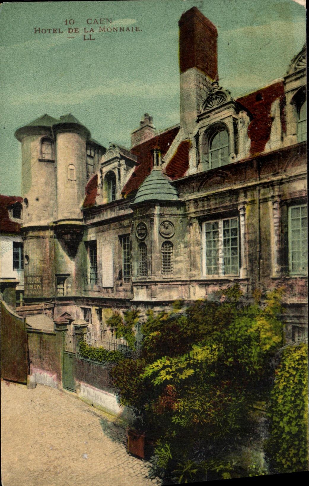 CPA Caen Hotel De La Monnale