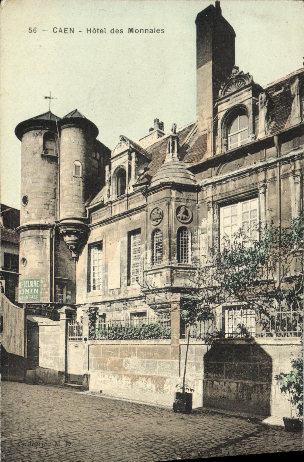 CPA Caen Hotel De La Monnale