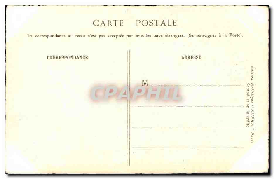 Hôtel de la Monnaie à Caen — Calvados — Édition Artistique 'SUPRA' Paris — Rückseite