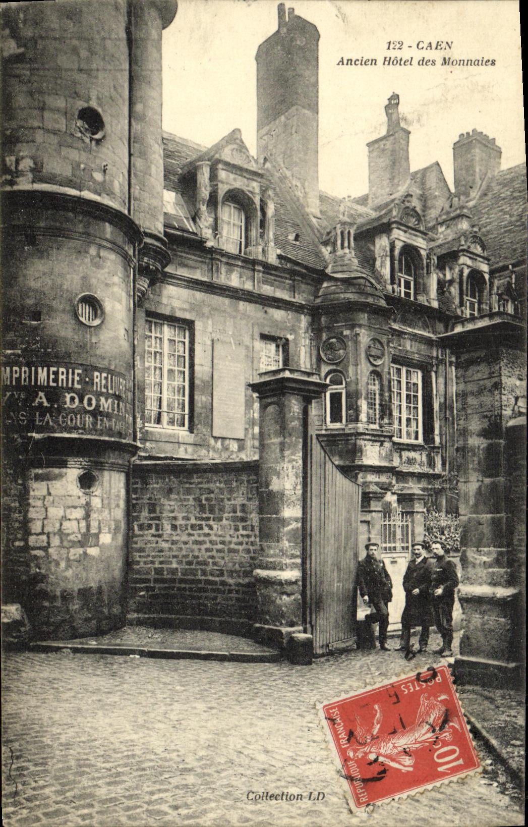 CPA Caen Hotel Des monnaies 