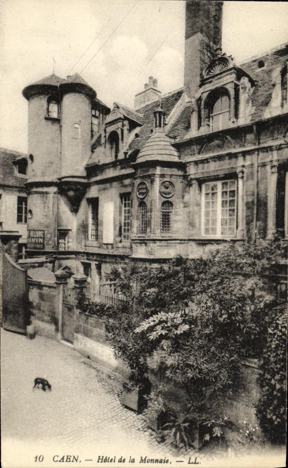 CPA Caen L Ancien Hotel de la Monnale