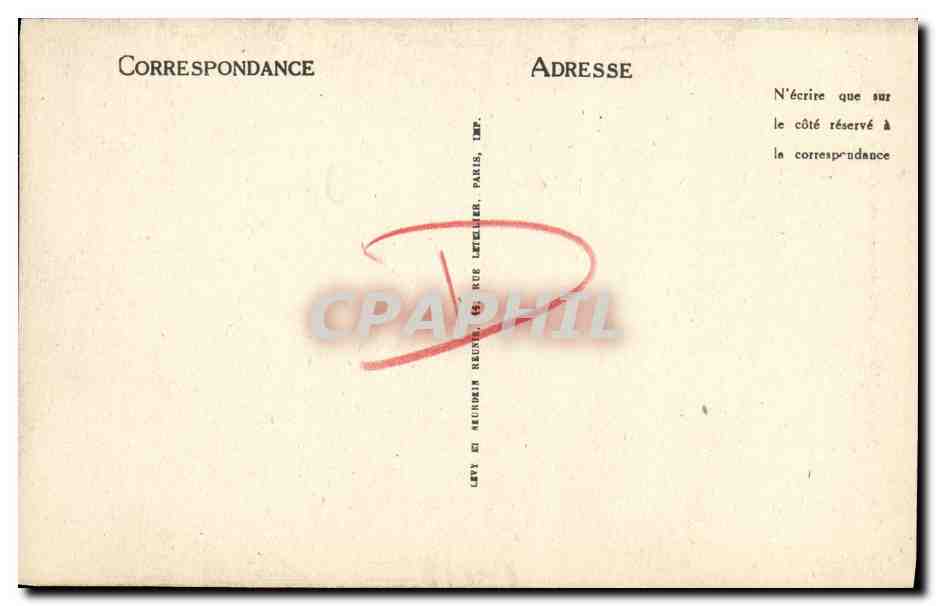 CPA Caen L Ancien Hotel de la Monnale — Rückseite