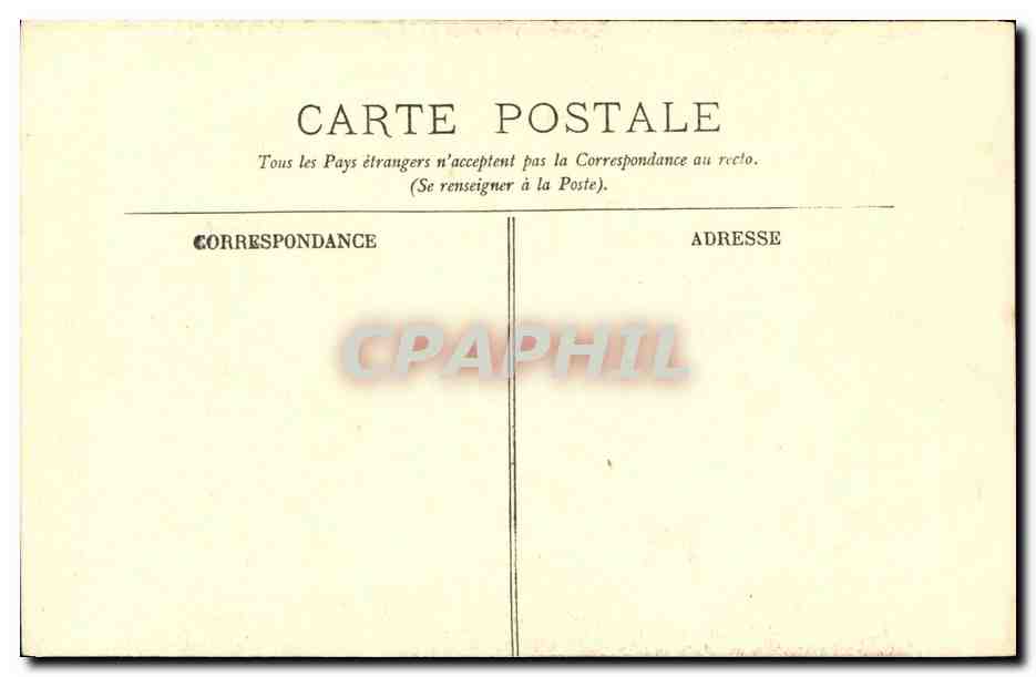 CPA Caen L Ancien Hotel de la Monnaie — Verso