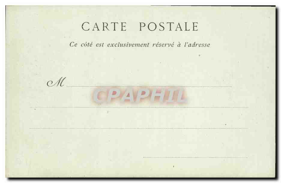 CPA Caen L Ancien Hotel de la Monnaie — Verso