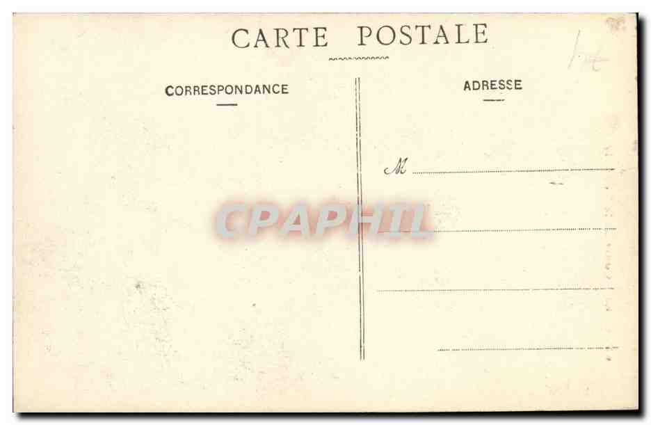 CPA Caen L Ancien Hotel de la Monnaie — Verso