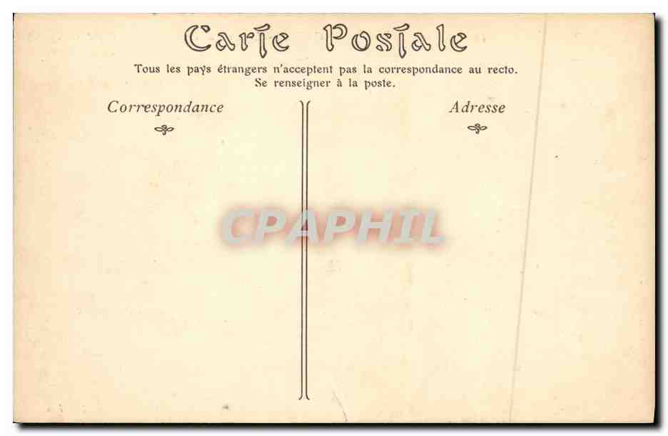 CPA Caen Lucarnes de l Hotel de Than — Verso