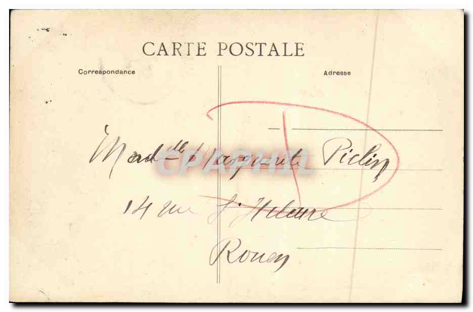 CAEN - Hôtel de Than, détail des lucarnes — éditeur non visible — Verso