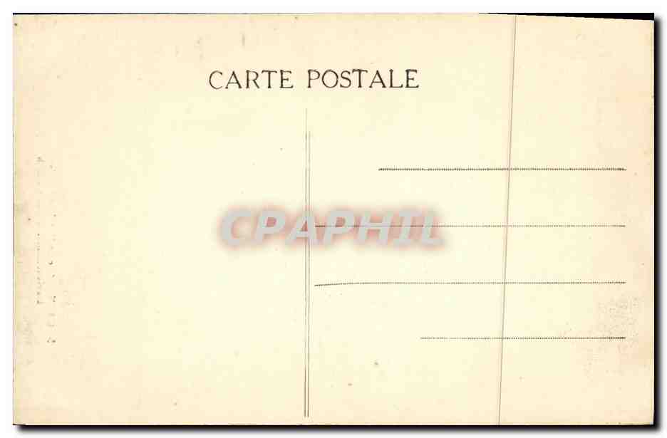 CPA Caen Ancien Hotel de Valois David tenant la tete de Goliath — Verso