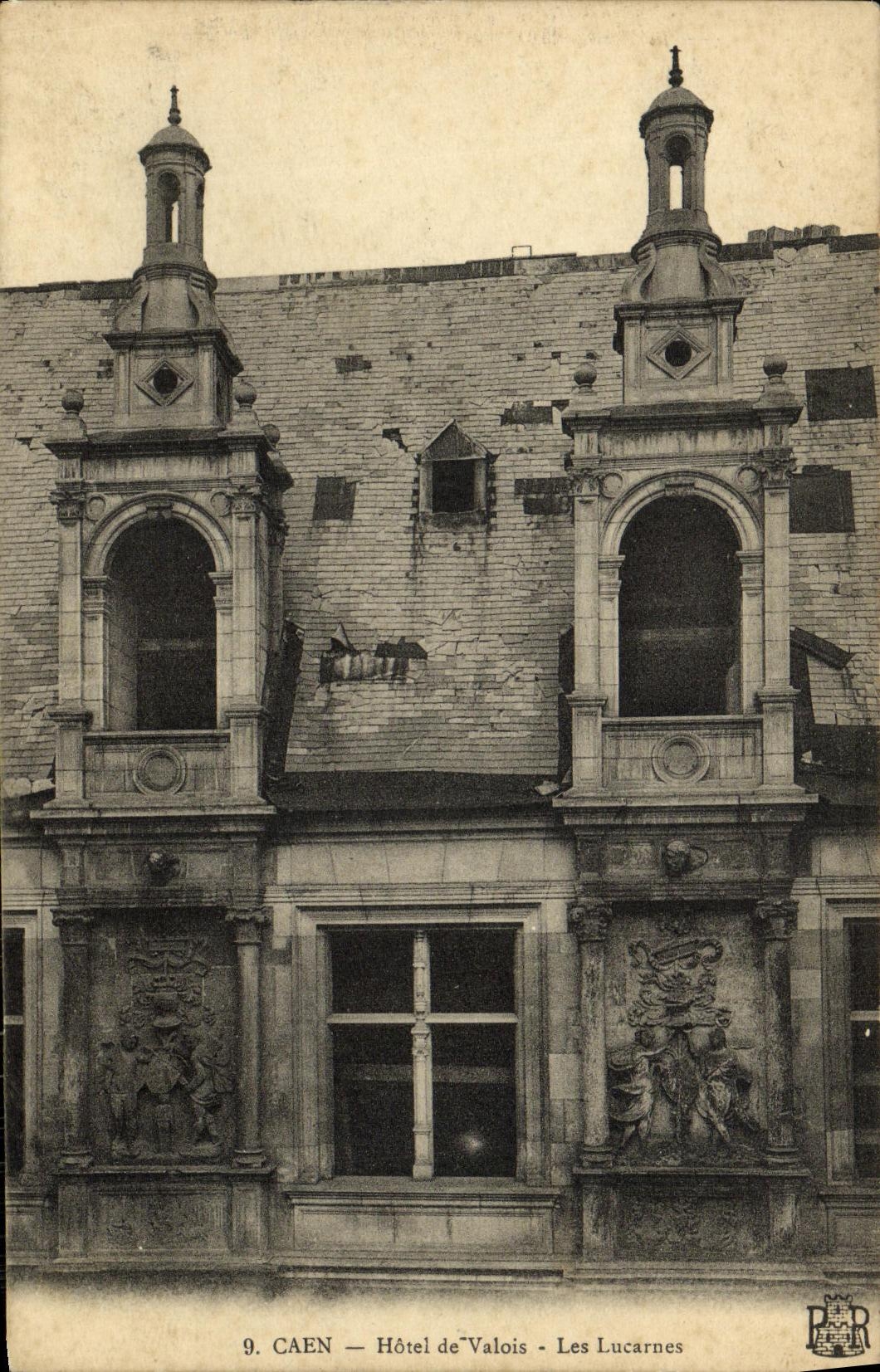 CPA Caen Ancien Hotel de Valois Les Lucarnes