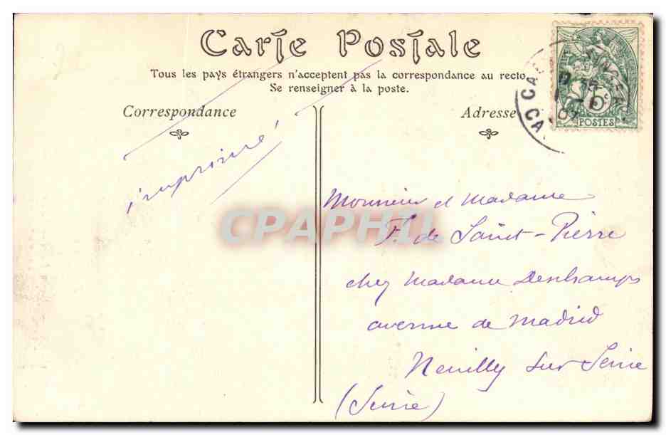 CPA Caen L Ancien Hotel de Valois Ou d Ecouville Lucarnes et Campaniles — Verso