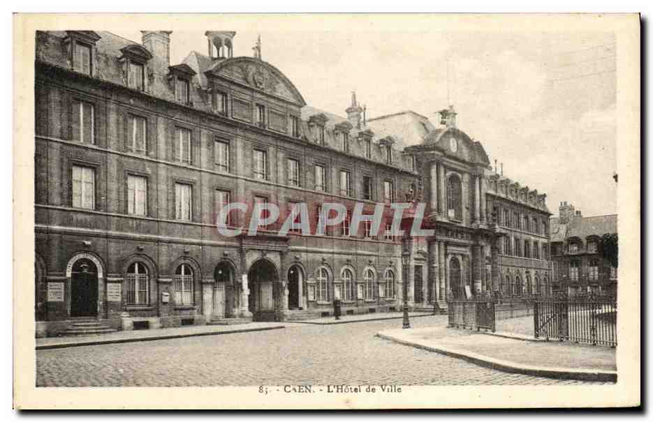 CPA Caen L Hotel de Ville 