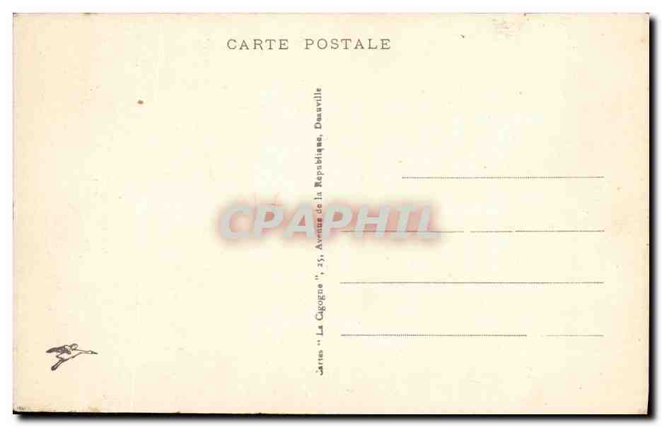 CPA Caen L Hotel de Ville  — Verso