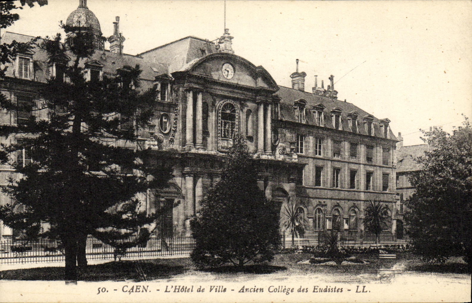 CPA Caen L Hotel de Ville Ancien College des Eudistes
