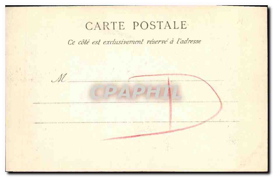CPA Caen L Hotel de Ville et Place Royale — Verso
