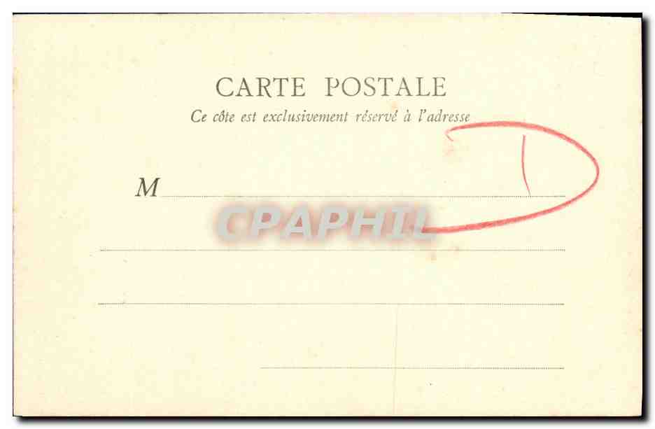 Caen — Cour de l'Hôtel de Ville — B.F. Paris — Rückseite