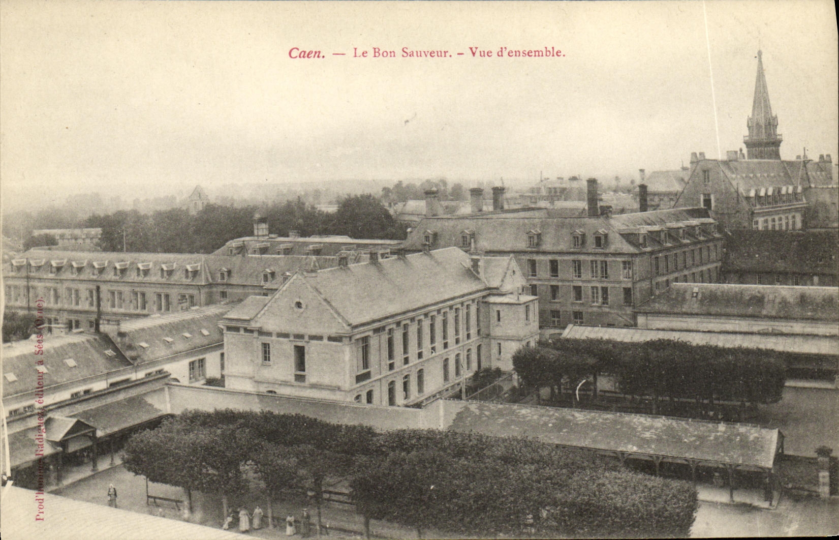 CPA Caen Le Bon Sauveur Vue D Ensemble
