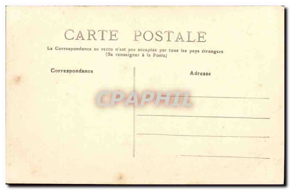 CPA Caen Hotel Dieu Vue Generale et l Eglise St Gilles — Verso