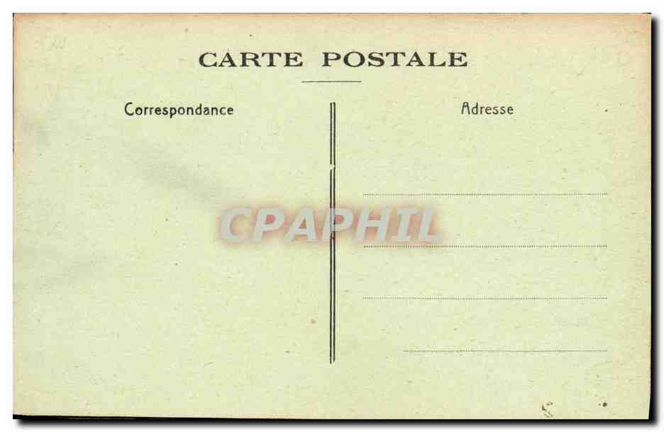CAEN Inondé — 31 Décembre 1925 - 1 Janvier 1926 — Rue de Strasbourg — Edit. P. Surelle, rue Hamon - Caen — Verso