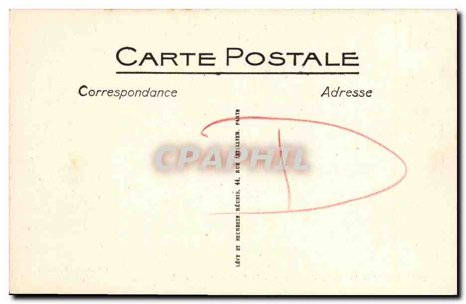 Caen - Le Jardin des Plantes - Le Pont rustique — Libois, Edit., Caen — Rückseite