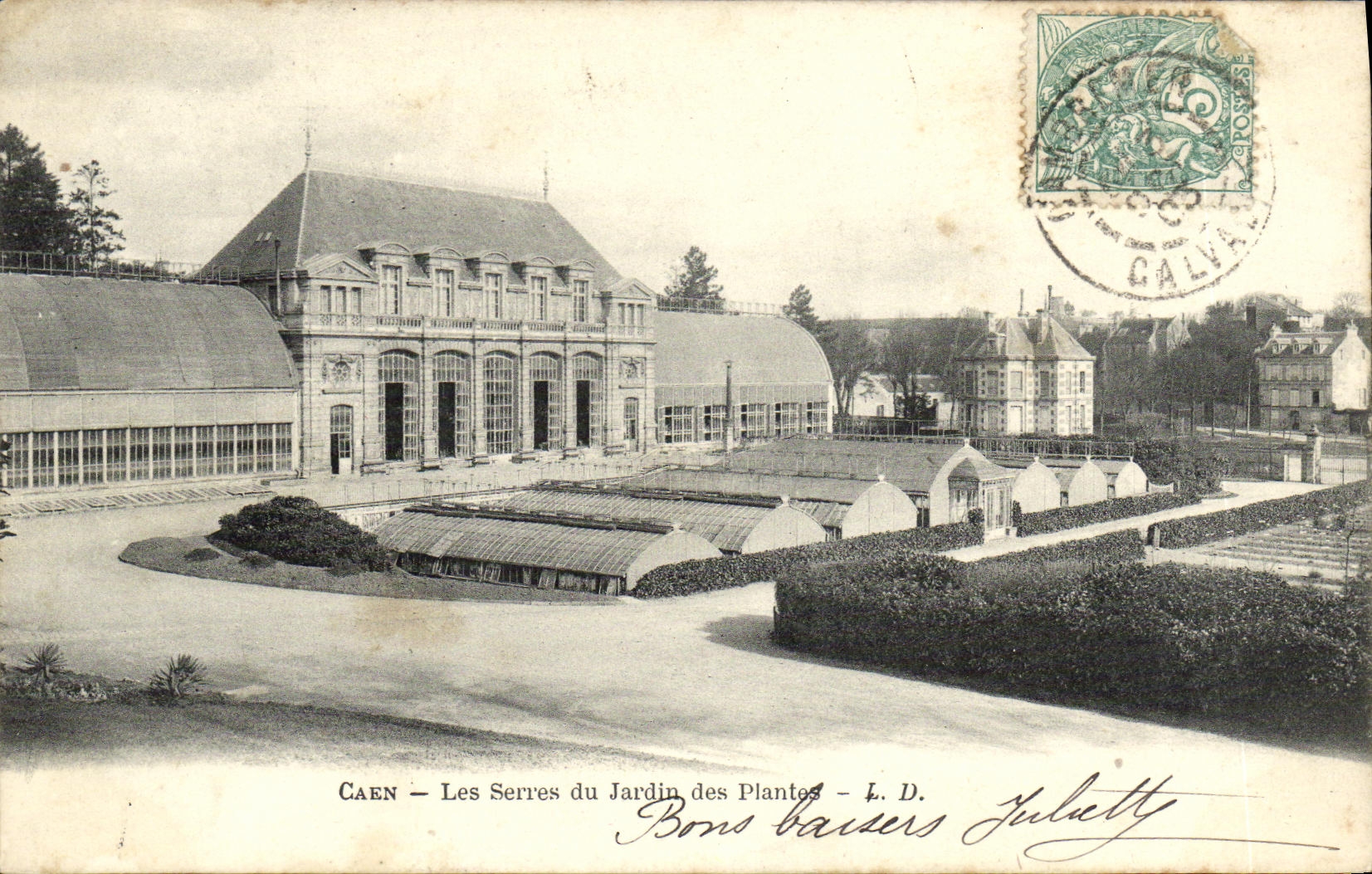 CPA Caen Les Serres du Jardin des Plantes