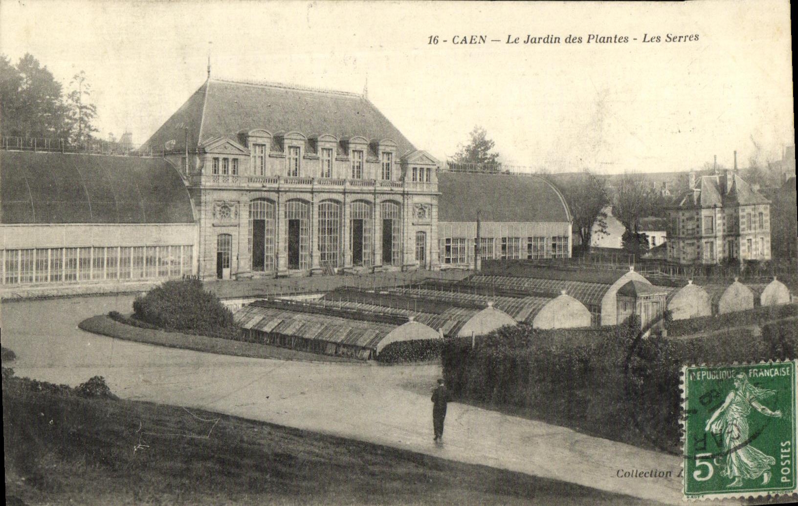 CPA Caen Le Jardin des Plantes Les serres