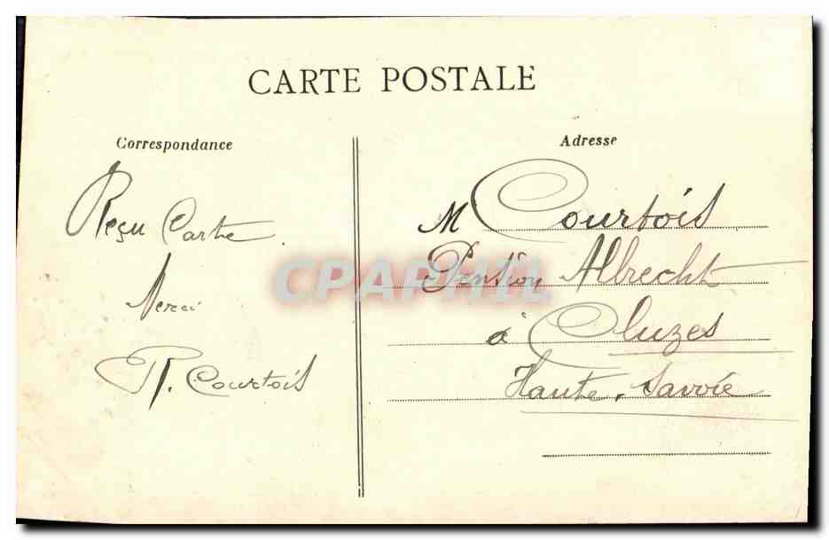 CPA Caen Le Jardin des Plantes Les serres — Verso