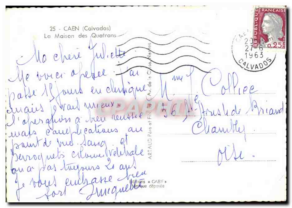 La Maison des Quatrans — Caen (Calvados) — Éditions Gaby — Reverso