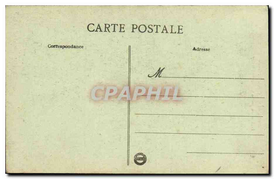 CPA Caen Cour du Manoir Maison ou Habita Charlotte Corday — Verso