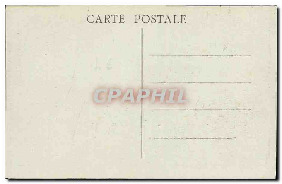CPA Caen Vieilles Maisons Rue de Geole — Verso