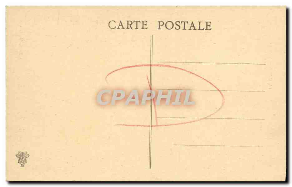 CPA Caen Vieilles Maisons Rue de Geole — Verso