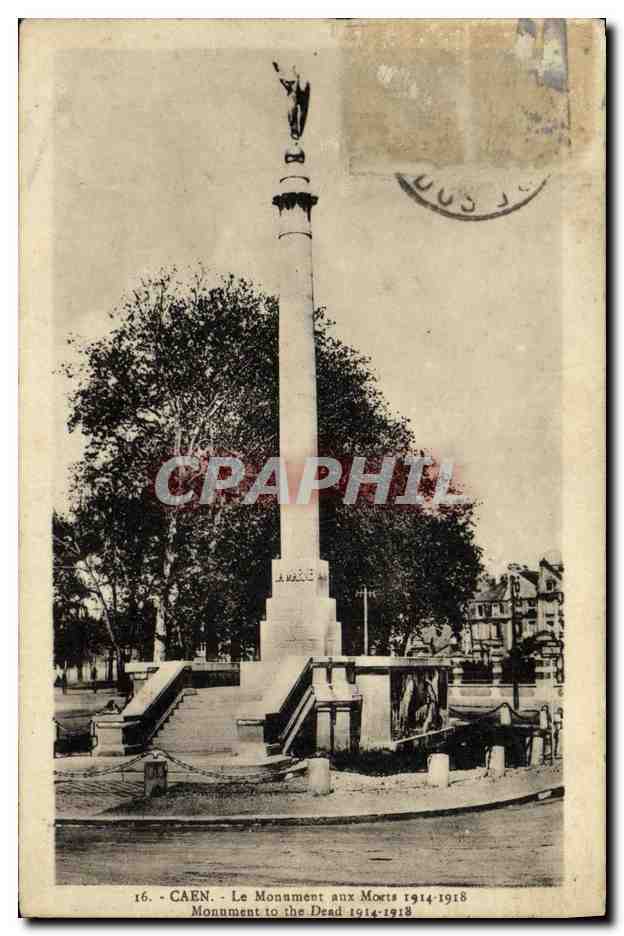 CPA Caen Monument aux Morts des Enfants du Calvados