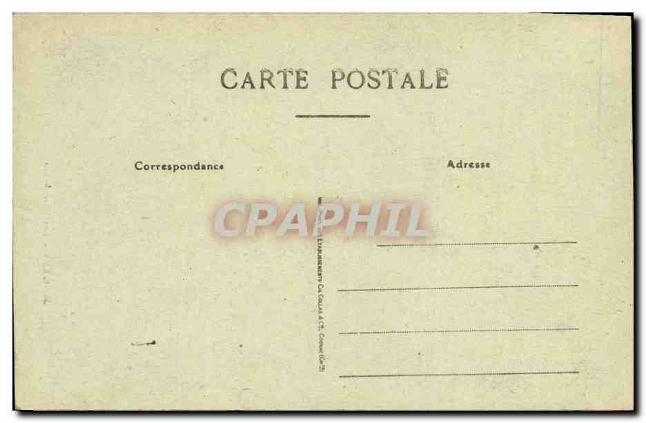CPA Caen Les Denicheurs — Verso
