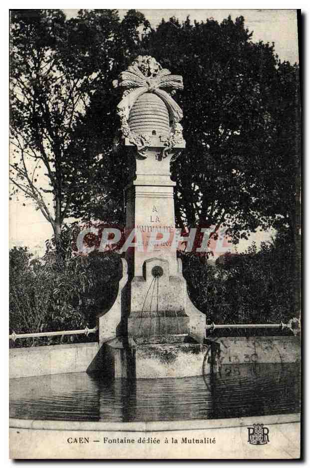 CAEN — Fontaine dédiée à la Mutualité — éditeur P. R. n° 1330