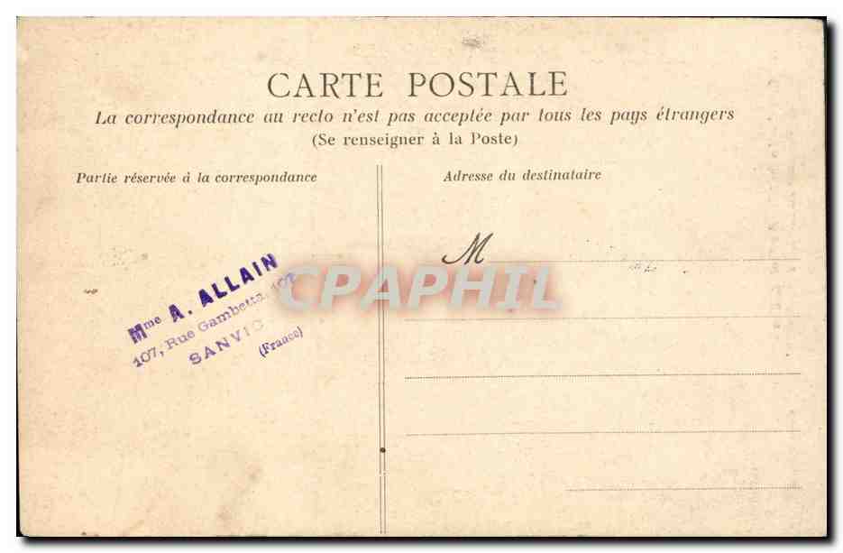 CAEN — La fontaine des Trois-Grâces et boulevard Saint-Pierre — Collection ADP — Verso