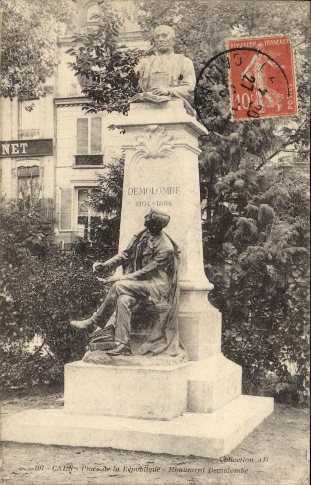 Caen - Place de la République - Monument Demolombe — éditeur NET, n° 107