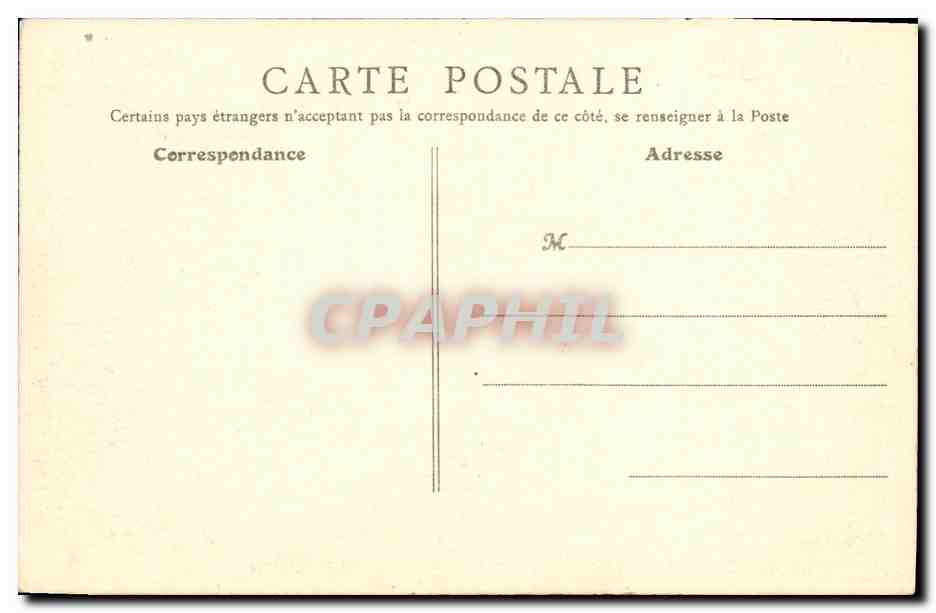 CPA Caen Cour du Musee des Antiquaires — Verso