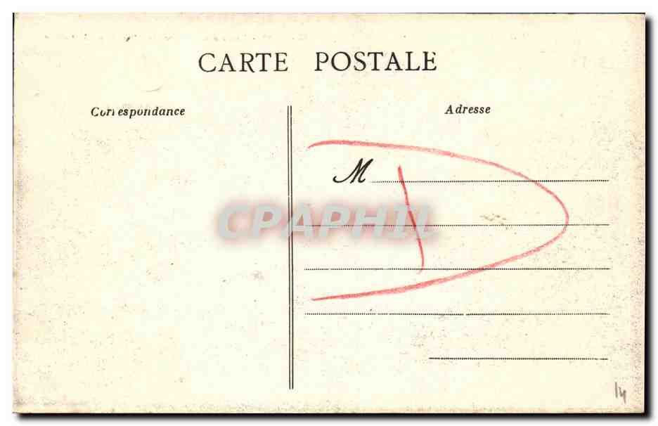 CPA Caen Musee des Antiquaires Facade du 15eme — Rückseite