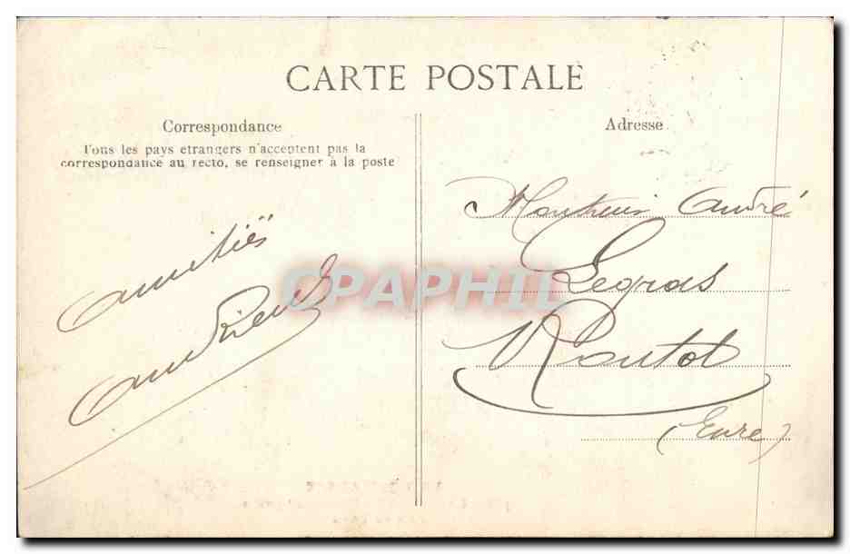 CPA Caen Musee des Antiquaires Salle du Pilori — Verso