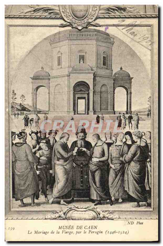 Le Mariage de la Vierge, par le Perugin (1446-1524) — Musée de Caen — ND Phot